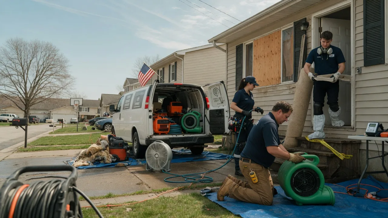 Water Damage Restoration in Thompsons, TX near me